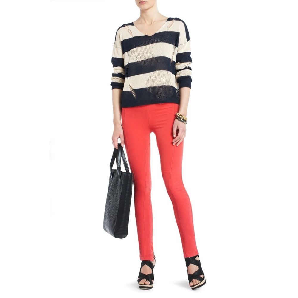 BCBG Max Azria Sweater. Distressed. Brand New.